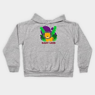 Baby Lion | Cute Baby Lion Kids Kids Hoodie